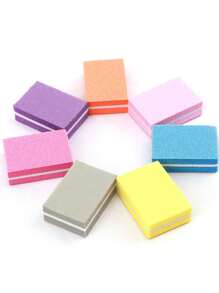10/20/50 buc/set mini blocuri de burete roz pentru unghii pentru pilire, lustruire și netezire, instrumente de manichiură pentru salon