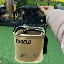 طقم دلو أسماك حي متعدد الوظائف مع جيب جانبي، دلو تخزين أدوات الصيد، صندوق صيد، حقيبة صيد، أدوات الصيد - متعدد الألوان - مشاهدة 7