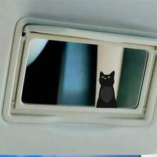 3 件/套可爱猫咪汽车后视镜贴纸 - 窥视猫咪设计，非常适合后视镜和侧视镜、女士和女孩汽车配件、笔记本电脑硬壳、笔记本电脑贴纸 - 均碼 - 查看 5