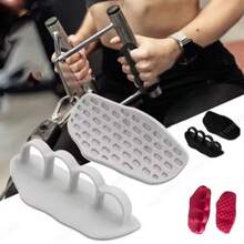 1pair Silicone Finger Trainer Gymnastics Grip Fitness HandGrip Strength Trainer Gym Pull Grip Cross Training Palm Grips Hand Protection - Multicolor - View 2