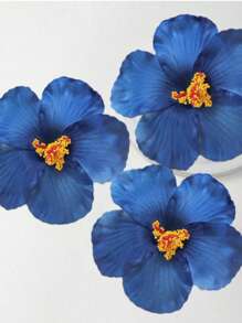 1PC Hibiscus Flowers Hawaii Party Summer Party DIY Decorations Artificial Flowers Hula Girls Favor Hair Decoration Flower Hair Clips Claw Clips Hair Claws Hair Slide Hair Barrettes