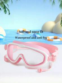 2pcs Kids Mermaid Swimming Cap And Goggles Set, Suitable For 3-8 Years Old - Multicolor - View 8
