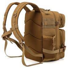 25 Litri Zaino Tattico Zaino With Large Capacity For The Sopravvivenza In Campeggio Di 3 Days With Portabottiglie D'acqua Zaini Da Viaggio - 卡其色 - 查看 3