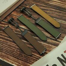 硅胶 + 皮革表带兼容华为 Watch Fit 3 磁性手链环表带兼容华为 Watch Fit 3 智能手表腕带 - For Huawei Fit 3 - 查看 3