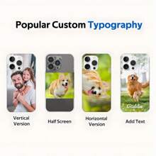Custom Personalized Phone Cases, Couple Photo Phone Cases, DIY Pattern Custom Cases, Clear Transparent Cases, Birthday Gifts, Mother's Day Gifts, Holiday Presents, Couples, Boyfriend, Girlfriend, Gifts, Photo & Image Printing, Printed Designs, Cats/Dogs, Pets