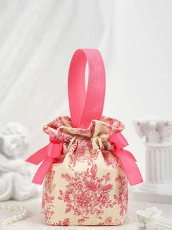 10 件优雅帆布抽绳袋，适用于珠宝和礼品 - 红色和香槟色，非常适合戒指、耳环、手镯、项链、糖果 - 非常适合派对礼物、婚礼纪念品、夏季生日海滩、返校学校用品、房间装饰