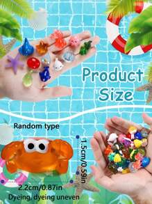 20pcs-Mini Ocean Resin Animals Tiny Sea Animals Figurines Marine Miniature Plastic Animals Aquarium Ornaments Decorations For DIY Fish Tank Potted Micro Fairy Garden Accessory(Random Color)Mini Resin Animals,Miniature Figures Tiny,Resin Figurines,Mini Fish,Tiny Resin Animals,Resin Animals,Animal Figure,Mini Resin Animals,Mini Animals,Summer Decorations,Table Decorations