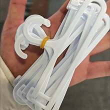 6pcs Mini Clothes Hanger Rack, Small Hanging Rod Suitable For Home Use, Doll Wear & Pantyhose Storage Replacement Clothing Hanger - Multicolor - View 5