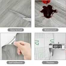 1 Roll Of Wood Grain Wall And Floor Stickers, Size Is 40 Cm Wide X 300 Cm Long / 1.2 Square Meters, Removable And Self-Adhesive Wall Tiles, Made Of SXP Foam, Suitable For Any Room, Easy To Make, Stickers, Wall Stickers, Vinyl Home Decor Decorations, Spring Decorations, Give Your Home A New Look, Rama Decor Stickers
