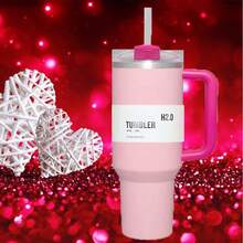 1pc, Compatible With Stanley Cup 40 Oz, 40 Oz H2.0 Tumbler With Handle And Straw, 40oz Double Wall Vacuum Insulated Stainless Steel Iced Coffee Water Cup With Straw And Lid, 40 Ounce Thermal Hot And Cold Drink Beverages Handy Flask Sport Water Bottle For Home, Office And Outdoor Activities Camping, Hiking, Driving, And Car Travel, 1200ml Premium Large Capacity Portable Reusable Metal Cup Travel Drinkware Coffee Mug For Men And Women, Keep Warm Or Cold, Perfect Christmas Gifts, Valentine's Day Gifts, Birthday Gifts, Trek Collection, Easy To Clean, Individually Box Package - 40 oz - 查看 21