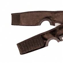 1 件可调节蕾丝假发握带，女士适用 - 防滑透气头带，带耳孔和天然蕾丝边，温和呵护头皮，易于佩戴和取下，米色、黑色、棕色可选