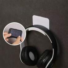 4 Pieces Headphone Hook Headphone Hanger For Wall Hanging, No Drilling Required, Adhesive Hook Bracket For Headphones, Bluetooth Headsets, Computers And Dorm Storage - Multicolor - View 7