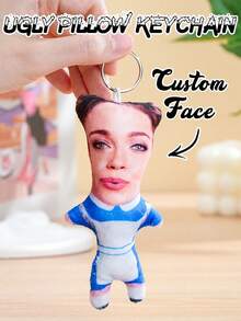 1 szt. spersonalizowany, zabawny brelok do kluczy z brzydkim motywem, spersonalizowany brelok do kluczy z motywem twarzy, wyjątkowy prezent dla przyjaciół i rodziny, spersonalizowany brelok do kluczy z motywem zdjęcia, zabawna seria, idealny na urodziny, walentynki, rocznice, ozdobny, wykwintny, stylowy, uroczy, kolorowy, uroczy, zabawny, spersonalizowany, spersonalizowany, niepowtarzalny, idealny prezent dla niej, idealny prezent dla niego, na rocznice, urodziny, przytulna, jesienna dekoracja, nadająca się do prania w pralce, druk cyfrowy