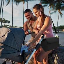 1pc Baby Stroller Hanging Bag Storage Bag, Diaper Bag, Mom Bag - Multicolor - View 6