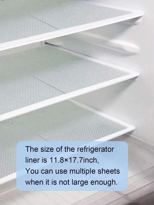 4PCS Shelf Liner For Kitchen Cabinets,Non-Adhesive Drawer Liner,Non-Slip Refrigerator Liner,EVA Waterproof Fridge Pad Cupboard Mat Easy Placemats,Gifts For Mother'Day