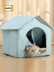 APPKER 1 PC Ice Cooling Pet House For Cats And Dogs - All Season Shelter With Built-In Ice Pack Cooling System For Cats And Small Dogs, Indoor/Outdoor Use - Multicolor - View 8