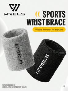 1 pieza/1 pieza Muñequeras para tenis/baloncesto/bádminton, protectores deportivos, bandas para el sudor, muñequeras de gimnasio - Multicolor - Ver 2