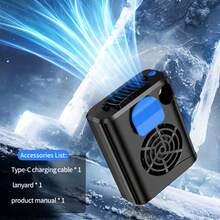 1pc New Portable Waist-Hanging Mini Fan, Outdoor Leafless Hanging Neck Electric Fan, Desktop Handheld Mini Fan, Turbine High-Speed Cooling Electric Fan, USB Charging Portable Power Bank, Lightweight Portable Small Fan, USB Rechargeable Portable Power Bank, Lightweight Portable Fan, Suitable For Indoor And Outdoor Use, A Surprise Gift For Family And Friends - Multicolor - View 13