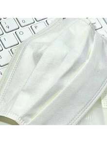 10 件装优雅简约风格一次性口罩大气美学防护口罩成人独立包装 - 彩色 - 查看 8