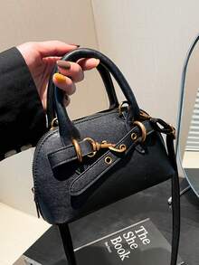 Sac à bandoulière mini premium, nouveau sac à main de navetteur , sac bowling haut de gamme pour l'automne/l'hiver - Multicolore - Voir 3