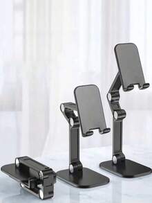 1 件可调节桌面手机支架，可折叠和高度可调节的懒人智能手机支架，便携式直播支架，兼容 、Android 手机，生日、家人、朋友的礼物，手机配件