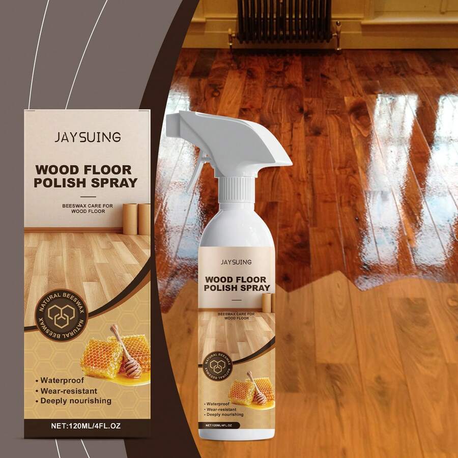 Wood Floor Beeswax Care Spray Wood Floor Cleaning, Polishing, Scratch Repair & Renewal Care - 1PCS - 查看 1