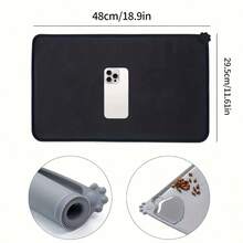 Waterproof Silicone Cat/Dog Lover Gift And Dog/Cat Mom Love Pet Mat - Secures Cat Lover And Cat Mom Love Or Dog Lover And Dog Mom Love's Food And Water In The Proper Position! - Multicolor - View 4