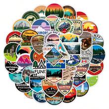 50Pcs Parks Canada Stickers Vinyl Aesthetics Stickers Scrapbook, Journaling, Laptop, Bumper, Skateboard, Water Bottles, Computer, Phone, Cartoon, Hard Hat, Car Stickers - Multicolor - View 8