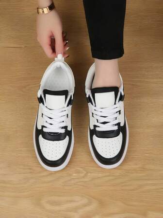 男士休闲软底运动鞋，熊猫配色情侣鞋，经典低帮，送给男朋友/女朋友的理想礼物，新年礼物