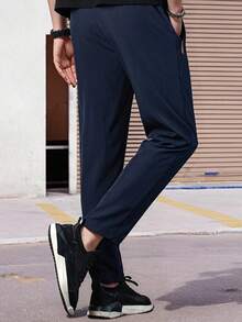 Casual Blue Pants, Comfortable And Suitable For Daily Wear, Easily Create A Fashionable Casual Look - Blue - View 7