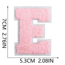 26 Remendos de Letras Termo-Aplicáveis, Letras em Chenille A-Z, Remendos Decorativos Bordados, Costuráveis Personalizados para Reparação de Roupas, Bonés, Camisas, Sapatos, Denim, Bolsas (Preto)