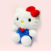 Hello Kitty 50th Anniversary Plush Toy (12 Inches/30 Cm), Soft Stuffed Animal Doll, Hello Kitty Sanrio Merchandise, Birthday Gift For Girls And Kids, Collectible Item, Plush Keychain, School Bag Charm - Multicolor - View 2