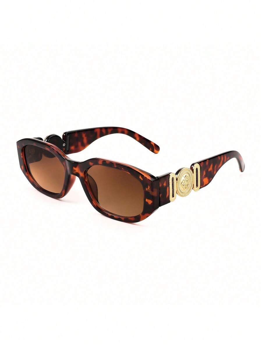 1pc Retro Rectangle Fashion Glasses Women Men ,Y2K,Summer Beach Glasses, 90s Small Narrow Square Glasses,Autumn And Winter Decoration,Mother's Day ,Christmas Gift,Driving Traveling Photography Parties Daily Life Decoration Work Glasses CK2322 - 004 - 查看 1
