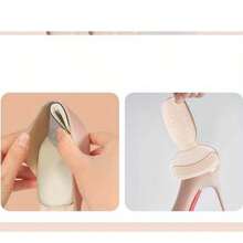 4 Pair Of Stylish Heel Saviors - Durable Adjustable Heel Pads With Anti-Drop Stabilizers, Comfort Insoles, And Instant Half-Size Resizing For High Heels - Perfect Shoe Size Adapters For Uncomfortable Shoes