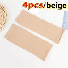 Set de 4 a 6 piezas de mangas de compresión ultra delgadas para pierna, rodilla, tobillo y codo, calentadores deportivos para piernas para hombres y mujeres, accesorios para gimnasio