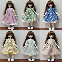 1 pieza Vestido elegante de fiesta de 11.5" para muñeca de moda de 30cm, ropa informal de falda de princesa para muñecas BJD 1/6 DIY Accesorios