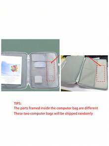 笔记本电脑包，线缆整理器，便携式笔记本电脑包，适合女生，内置保护套，兼容13-13.6英寸、14-15英寸、15.6-16英寸笔记本电脑，可用作教室笔记本电脑包、教室包、教师收纳包、教室整理包，可赠送给家人、朋友、同学、同事、亲戚、老师，也可作为节日礼物。 - 白色 - 查看 7