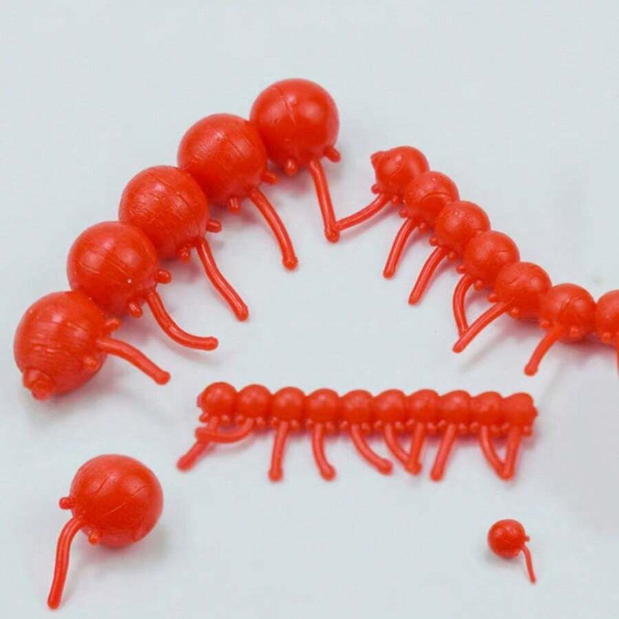 4mm/6mm/10mm Tail Floating Soft Beads For Fishing, Soft Bait Carp Fish Hook Baits For Pond Fishing - Red - View 1