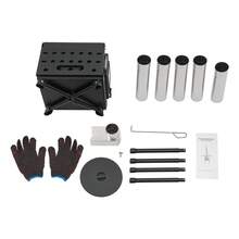 YUNRUX Camping Oven Pizza Oven Outdoor Grill Oven Wood Oven Oven Fireplace With Handles - Black - View 12