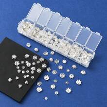 Approximately 750pcs Mixed Style Iron Flower Bead Caps For Diy Bracelet/necklace Making