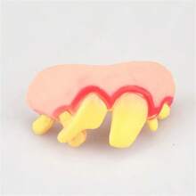 Juguete de broma, 8 piezas/16 piezas de dentadura postiza divertida, dientes de novedad - Varios estilos - Ver 8