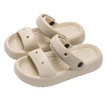 Women's Sandals Summer Elevated Thick Sole Sandals Comfortable And Soft Sandals For Indoor And Outdoor