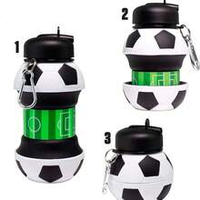 Sports Water Cup Folding Bottle Portable Water Cup Children's Water Cup Football Water Cup - basquetebol - 查看 8