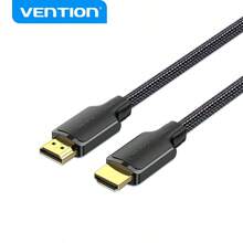 VENTION 4K HDMI 线编织 18Gbps 高速 HDMI 线带以太网支持 4K 60Hz 2160P 1080P 3D ARC 兼容 UHD 电视显示器电脑 360 PS4/5 蓝光