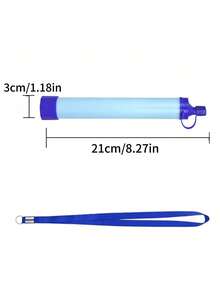 1 件户外应急滤水器，露营、徒步旅行、生存必备工具，便携式净水器，必备家居用品