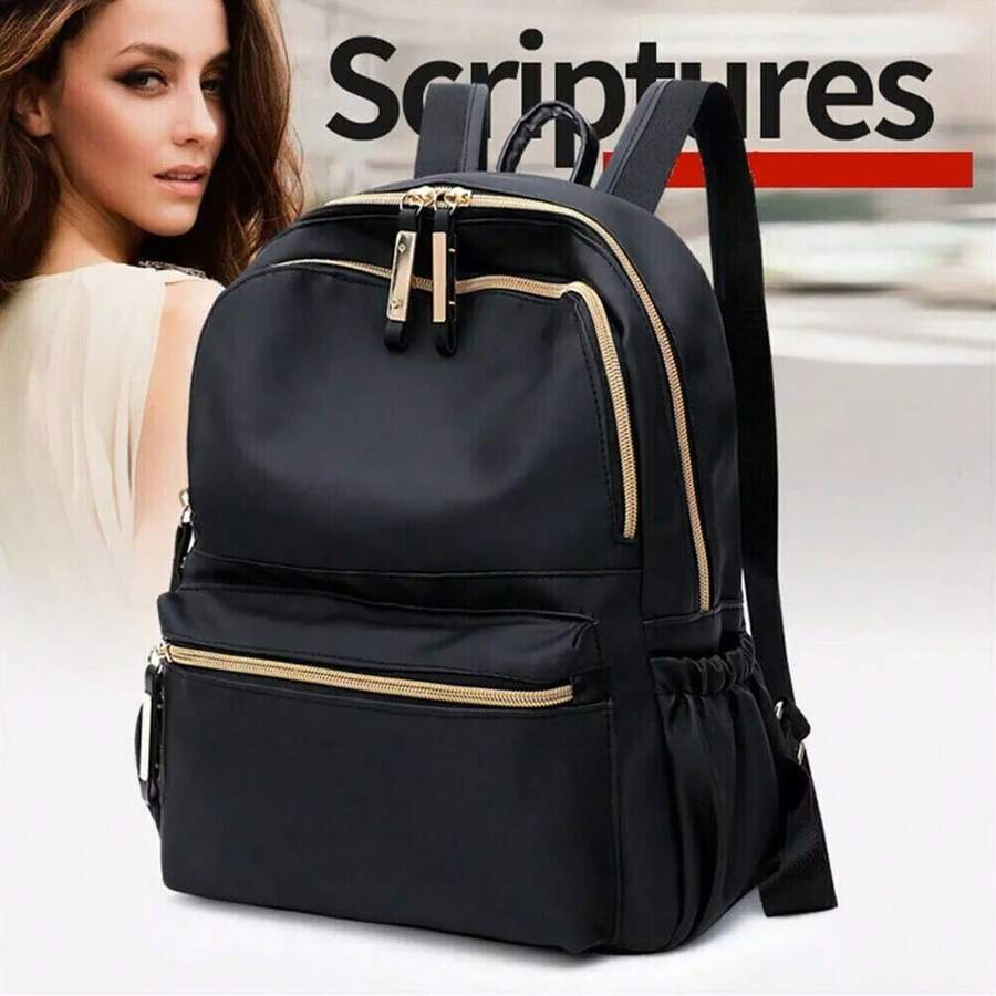 NetHong Womens Anti-Theft Backpack Waterproof Rucksack Ladies School Shoulder Bag,Travel - Black - View 1