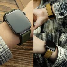 硅胶 + 皮革表带兼容华为 Watch Fit 3 磁性手链环表带兼容华为 Watch Fit 3 智能手表腕带 - For Huawei Fit 3 - 查看 10