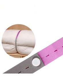 100pcs Canvas Adjustable Elastic Bands With Buckles, 50/20/10/5/3/2/1pc Rolled-Up Clothing Storage Straps, Space Saver For Luggage, Drawer & Wardrobe Organizer, Bedding Holder, Hand Washable With Lanyard Accessory - Casual, Minimalist, Personalized StyleFor-Travel-Business-Trip-Luggage-Storage, For Travel, For Luggage, For Back To School, For Business Trip, Minimalist, For Men And Women, Unisex, Travel Accessories, Back To School Stuff(Random Color) - Multicolor - View 9