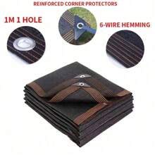 1 pièce Filet de protection solaire en PEHD noir anti-UV pour plantes grasses de jardin, filet d'ombrage extérieur