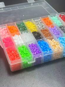 Fuse Beads Kit, 24 Colors 5mm Fuse Beading Kit, Multicolored Iron On Fused Beads Kit, Great Supplies For Fuse Beads Artist, A Birthday Suitable For Giving To A Friend - Beans - View 5